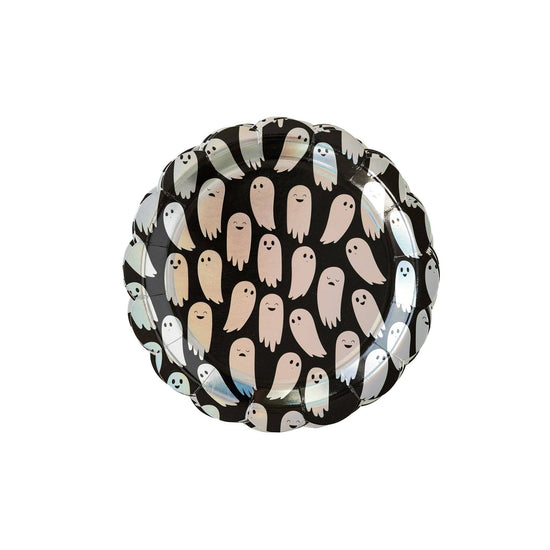 Holographic Ghosts Plates - 8 Ct.