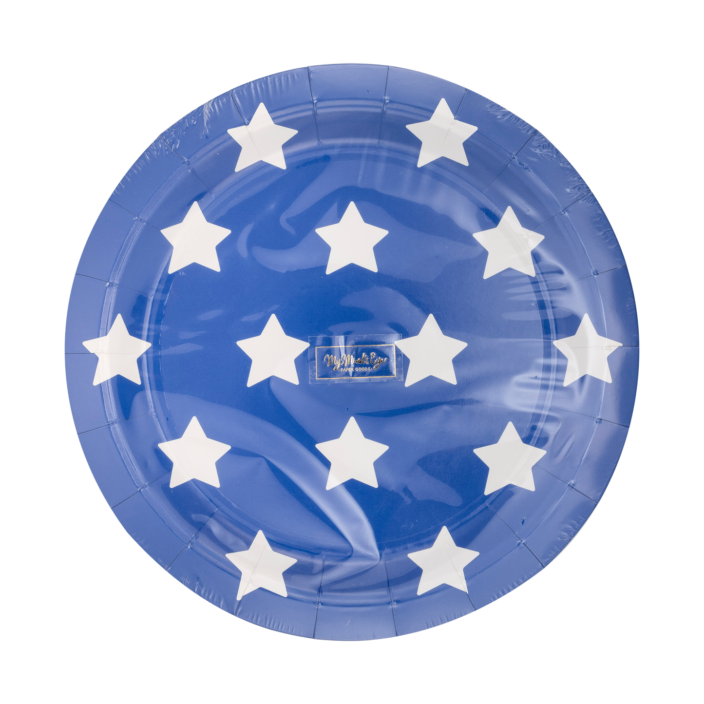 Blue Stars Paper Plates - 8 ct.
