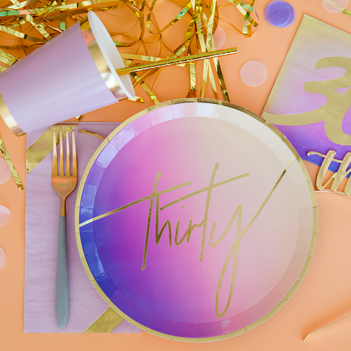 Milestone 30 Dinner Plates