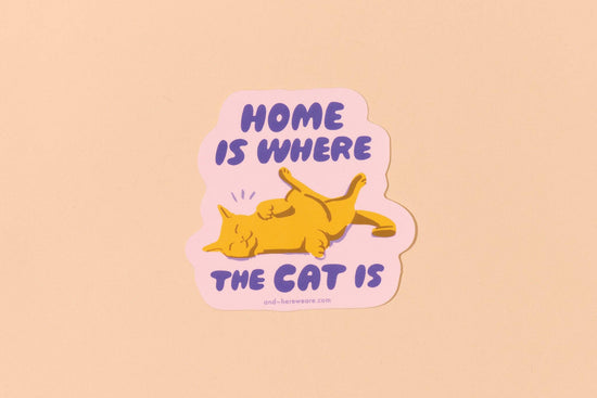 Home is Where the Cat Is Sticker