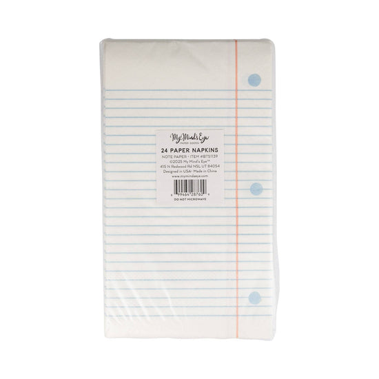 Notebook Paper Dinner Napkins