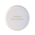 Signature White Happy Birthday Small Plates