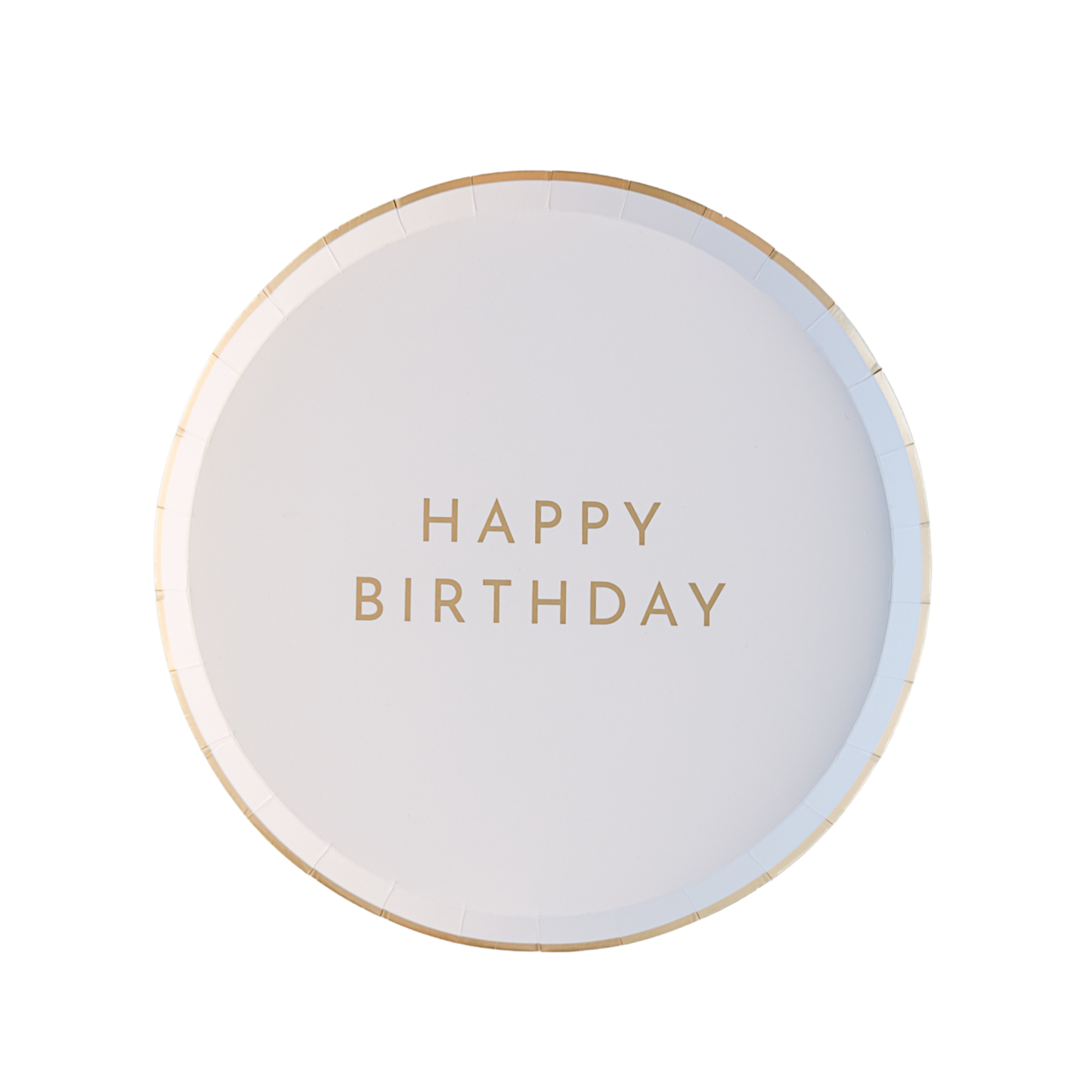 Signature White Happy Birthday Small Plates