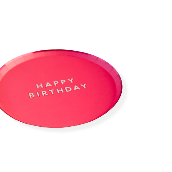 Haute Pink Signature Happy Birthday Plates