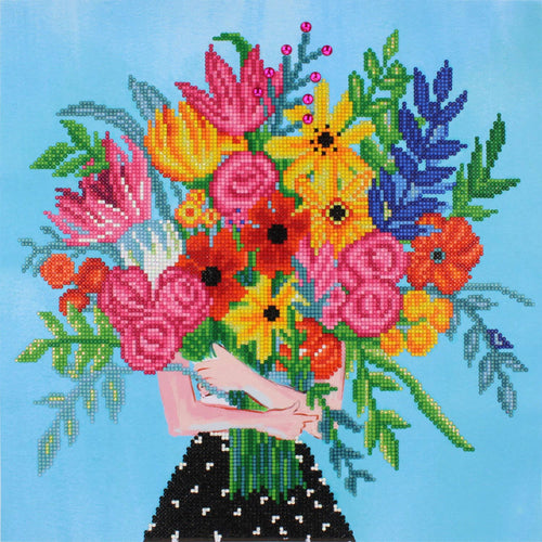 Floral Embrace Diamond Painting Kit