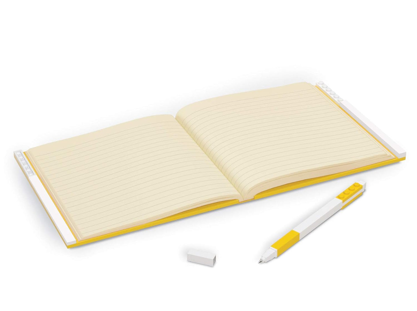 LEGO® Iconic Locking Notebook with Gel Pen - Yellow [52441]