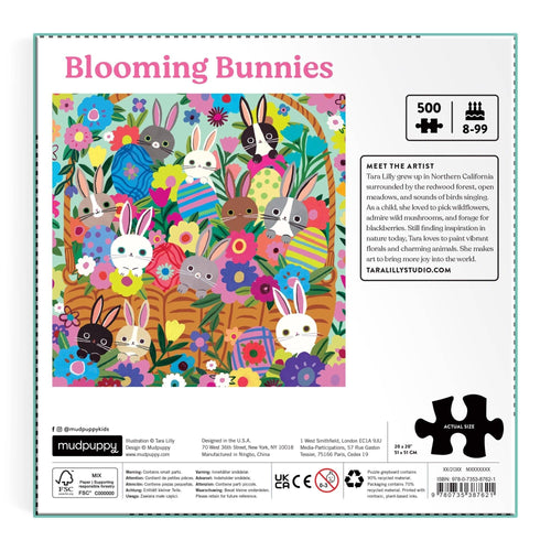 Blooming Bunnies Foil Family Puzzle