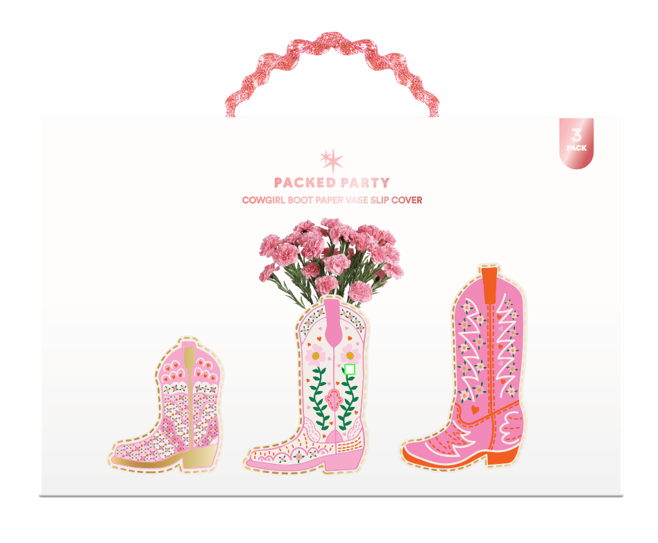Boot Scoot Blooms Pop-Up Vase Slip Covers