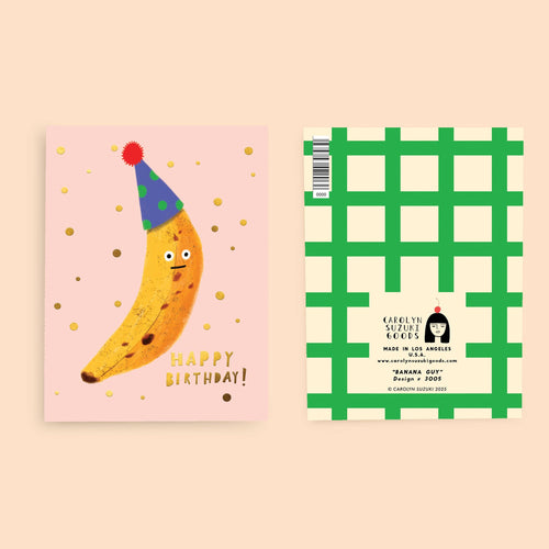 BANANA GUY Birthday Card