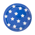 Blue Stars Paper Plates - 8 ct.