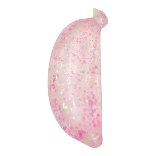 Glitter Banana Squishy Toy