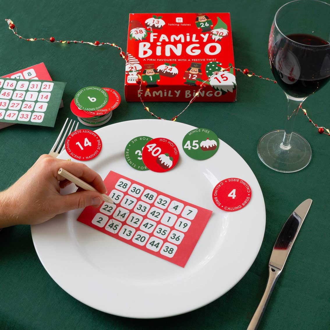 Nutcracker Family Bingo Game