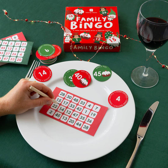 Nutcracker Family Bingo Game