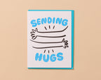 Sending Hugs Letterpress Card