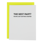 “The Best Part? You’re Just Getting Started” Graduation Card