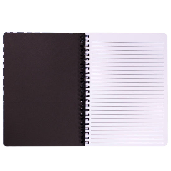 Mini Spiral Notebook - Black Dots