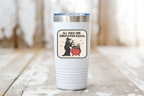 All Men are Cremated Equal Sticker