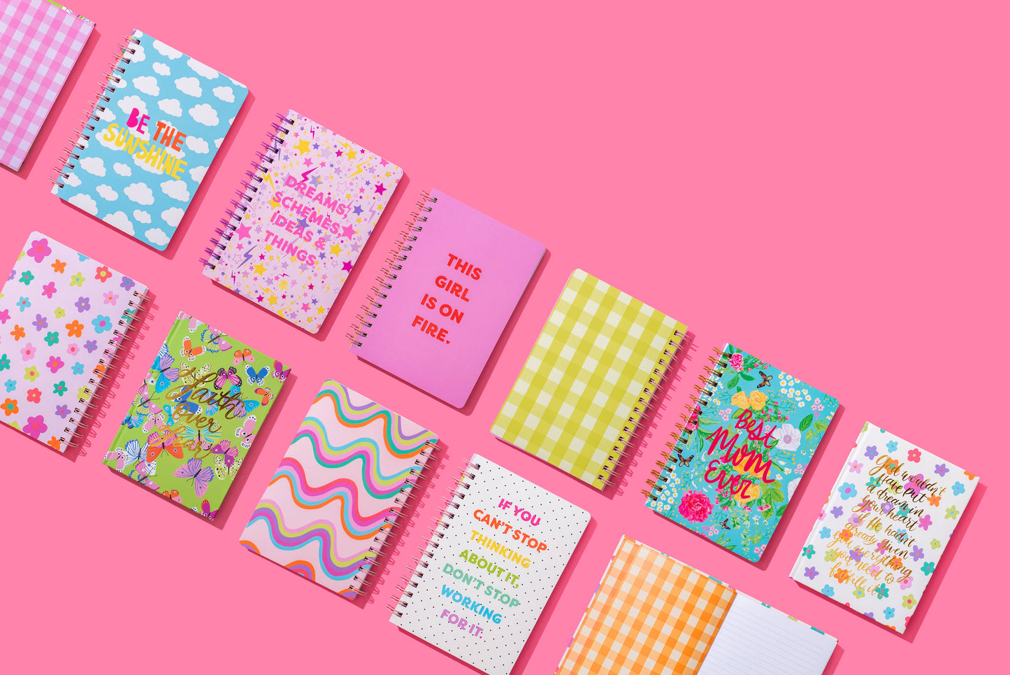 Spiral Notebook - "...Don't Stop Working For It" - 200 Pages