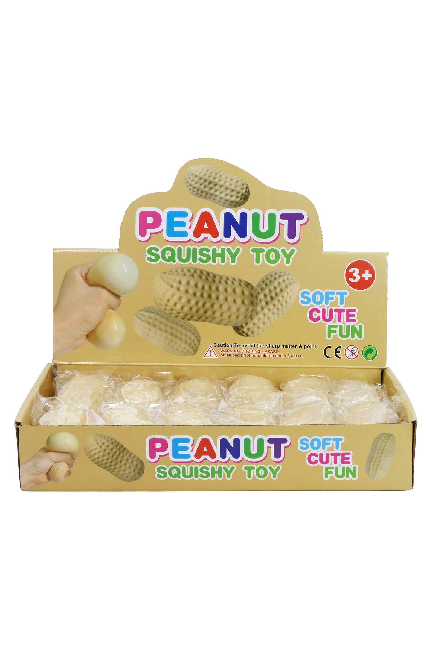 Peanut Fluffy Squish Toy