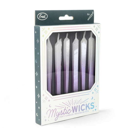 Mystic Wicks - Crystal Birthday Candles - Set of 6