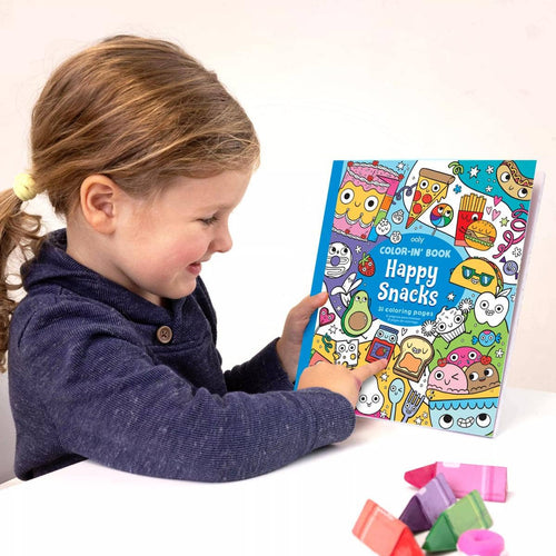 Happy Snacks Coloring Book