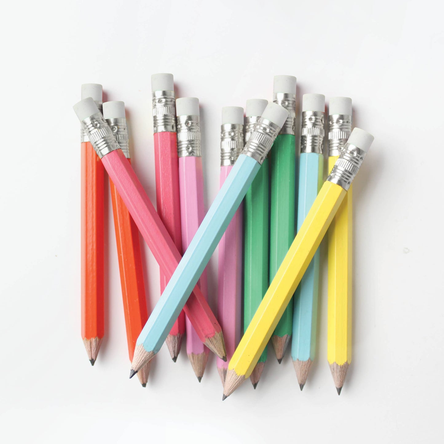 Rainbow Mini Pencils - Set of 6