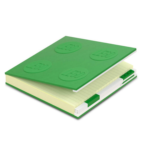 LEGO® Iconic Locking Notebook with Gel Pen - Green [52443]