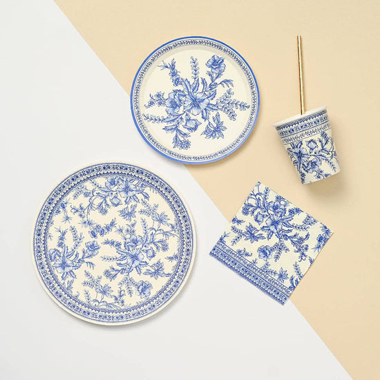 French Toile Small Plates - 10 Ct.