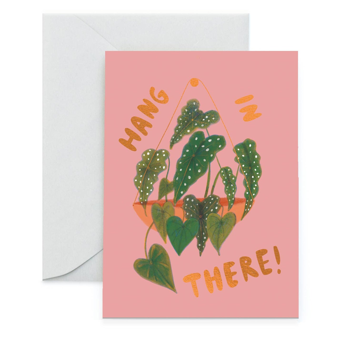 Begonia Maculata Sympathy Card