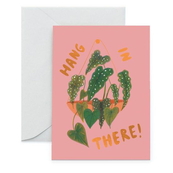 Begonia Maculata Sympathy Card