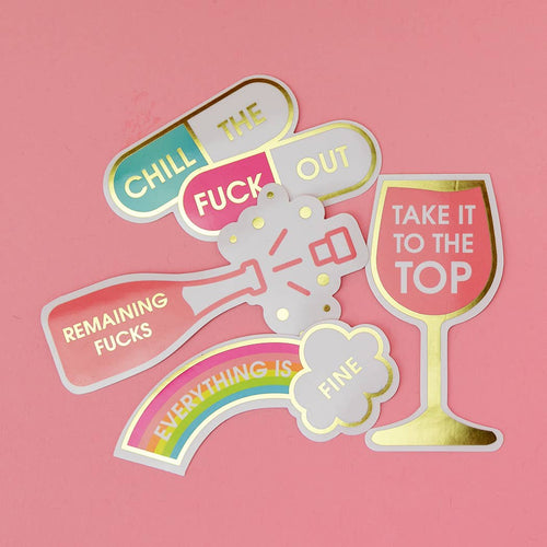 Everything is Fine Rainbow Sticker