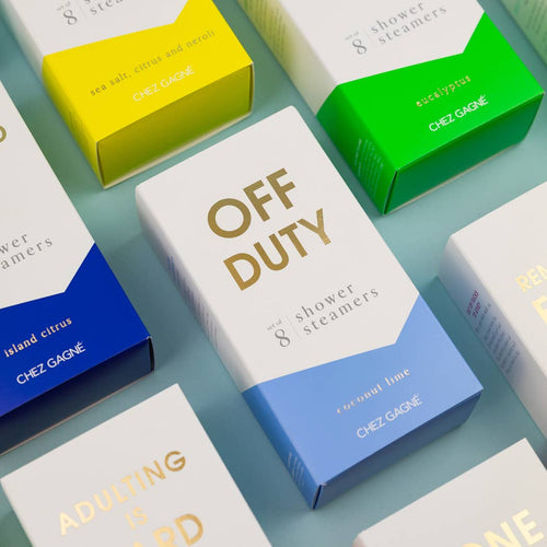 "Off Duty" Shower Steamers - Coconut Lime