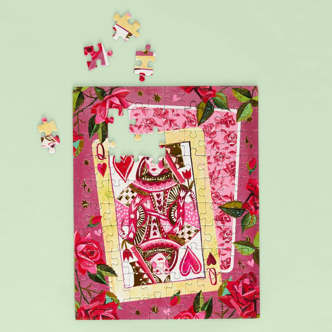 Puzzle Snax Queen Of Hearts 100 Piece