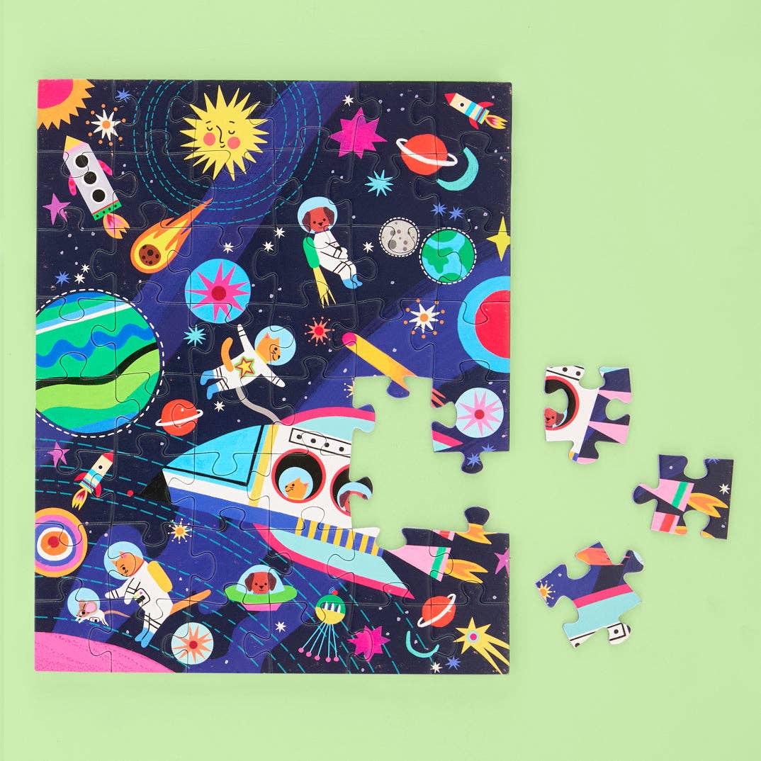 Puzzle Snax Pets In Space 48 Piece