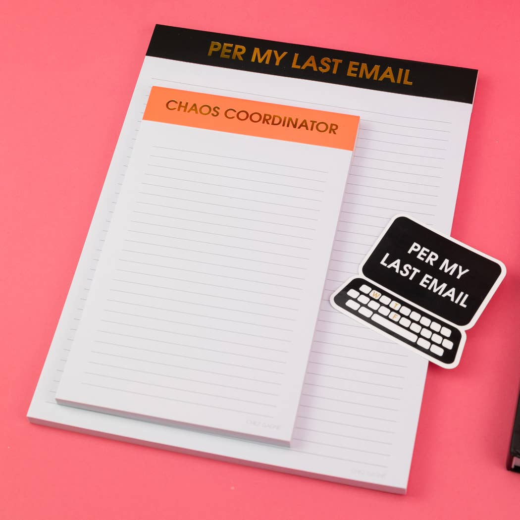 Chaos Coordinator Notepad