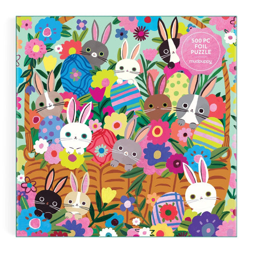 Blooming Bunnies Foil Family Puzzle