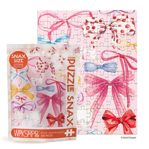 Puzzle Snax Ribbons & Bows 100 Piece