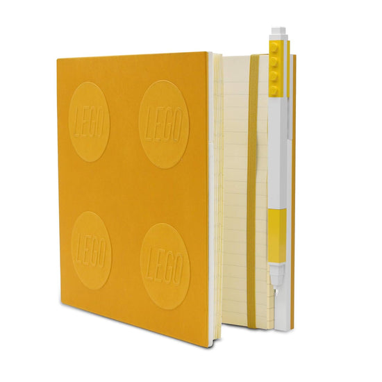 LEGO® Iconic Locking Notebook with Gel Pen - Yellow [52441]