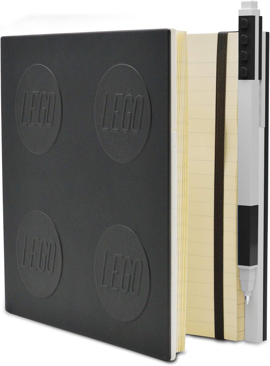 LEGO® Iconic Locking Notebook with Gel Pen - Black [52447]