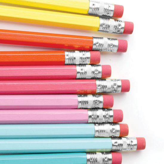 Rainbow Mini Pencils - Set of 6