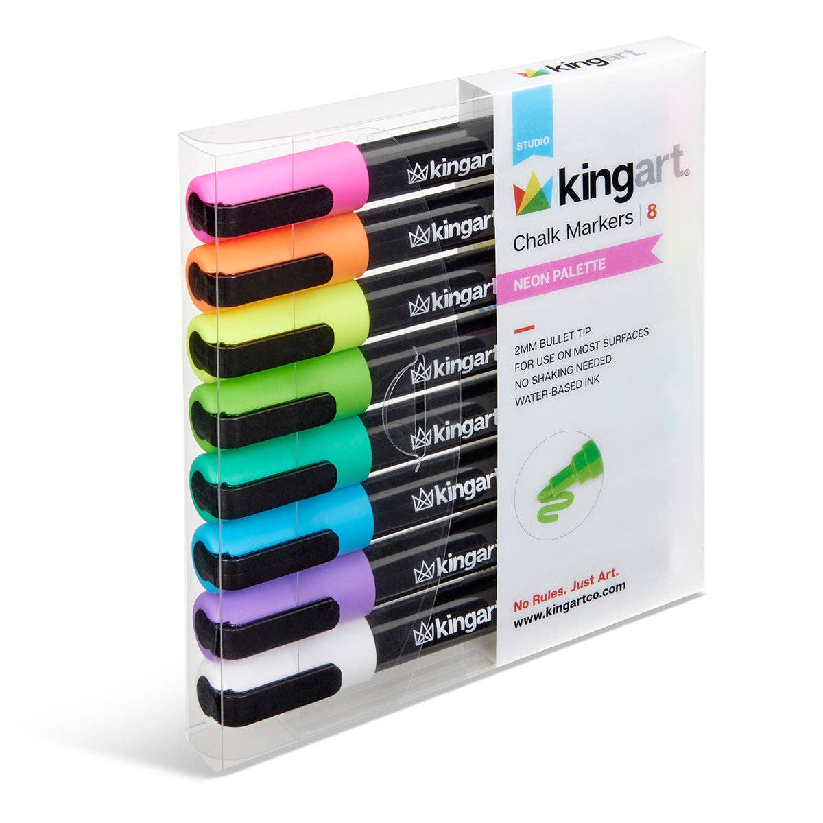 Chalk Markers – Neon Palette, 8 Colors