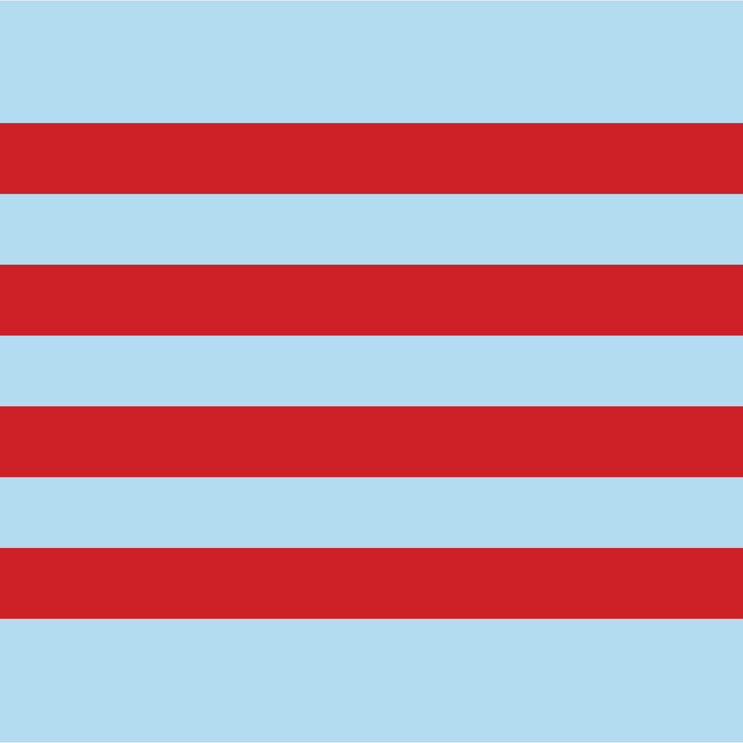 Striped Dog Collar: Cherry/Sky