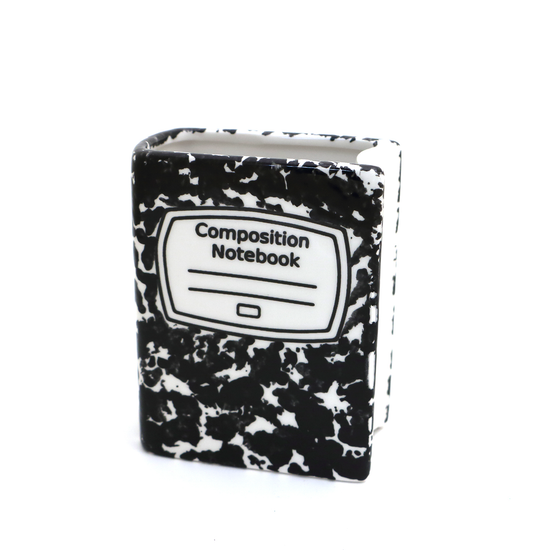 Composition Notebook Vase
