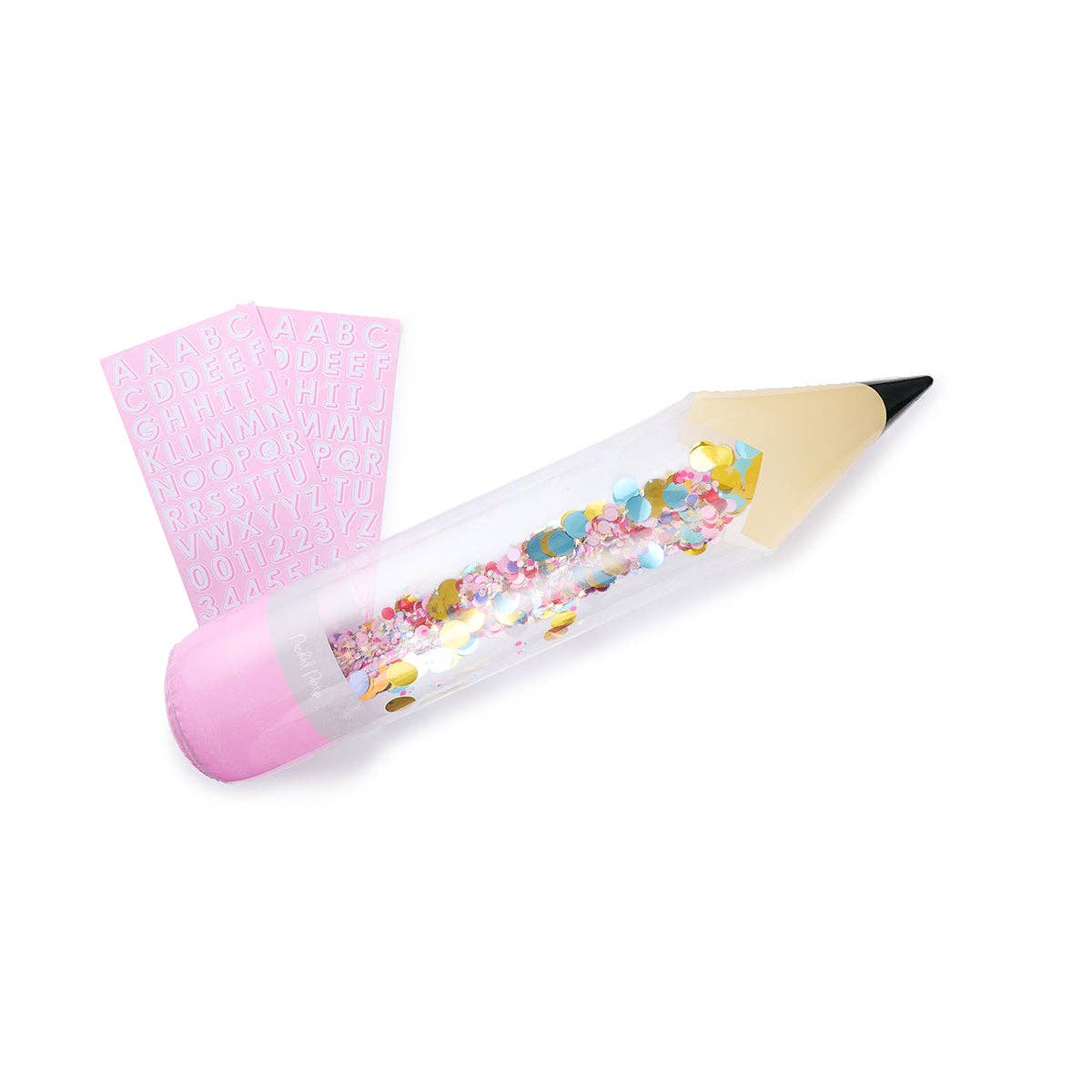 Inflatable Jumbo Confetti Pencil + Personalization Kit
