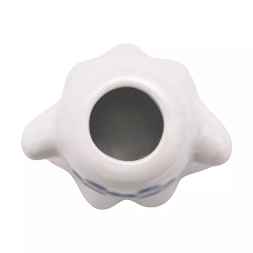 Iridescent Ceramic Ghost Bud Vase