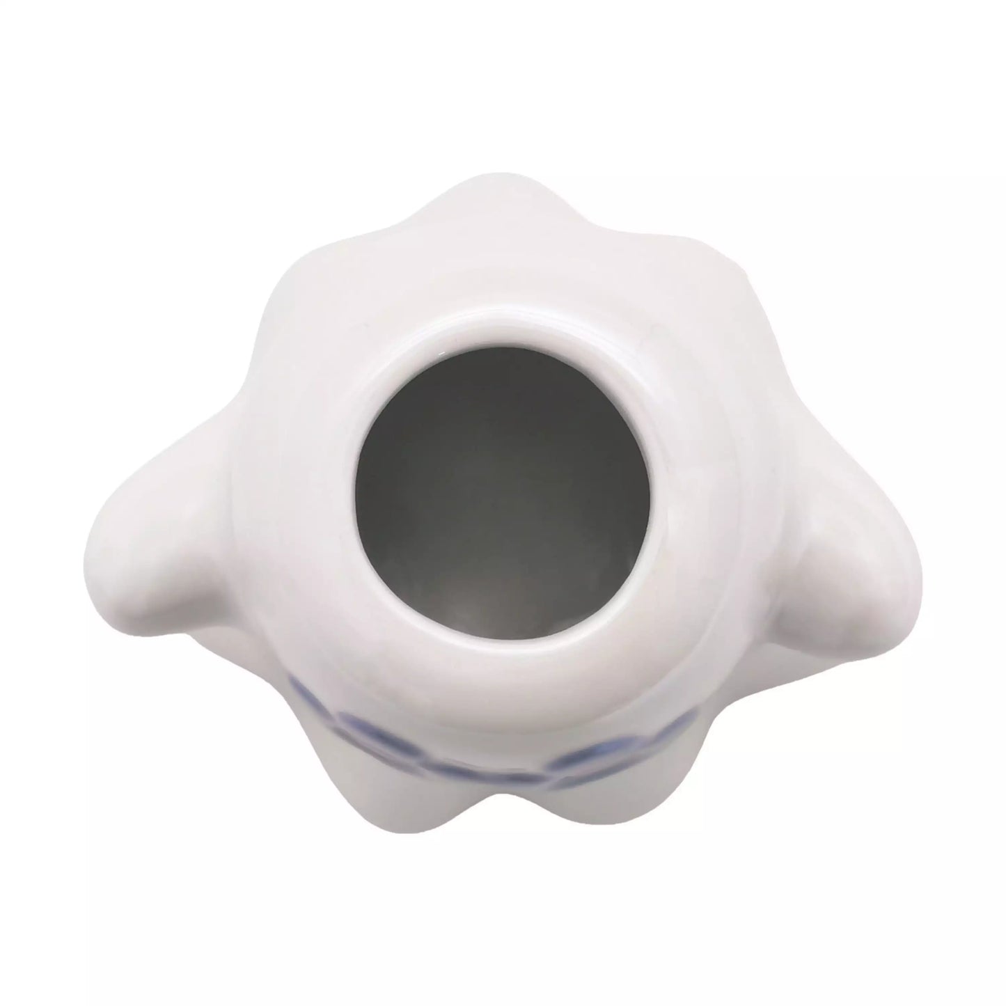 Iridescent Ceramic Ghost Bud Vase