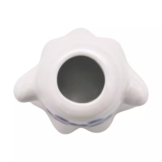 Iridescent Ceramic Ghost Bud Vase