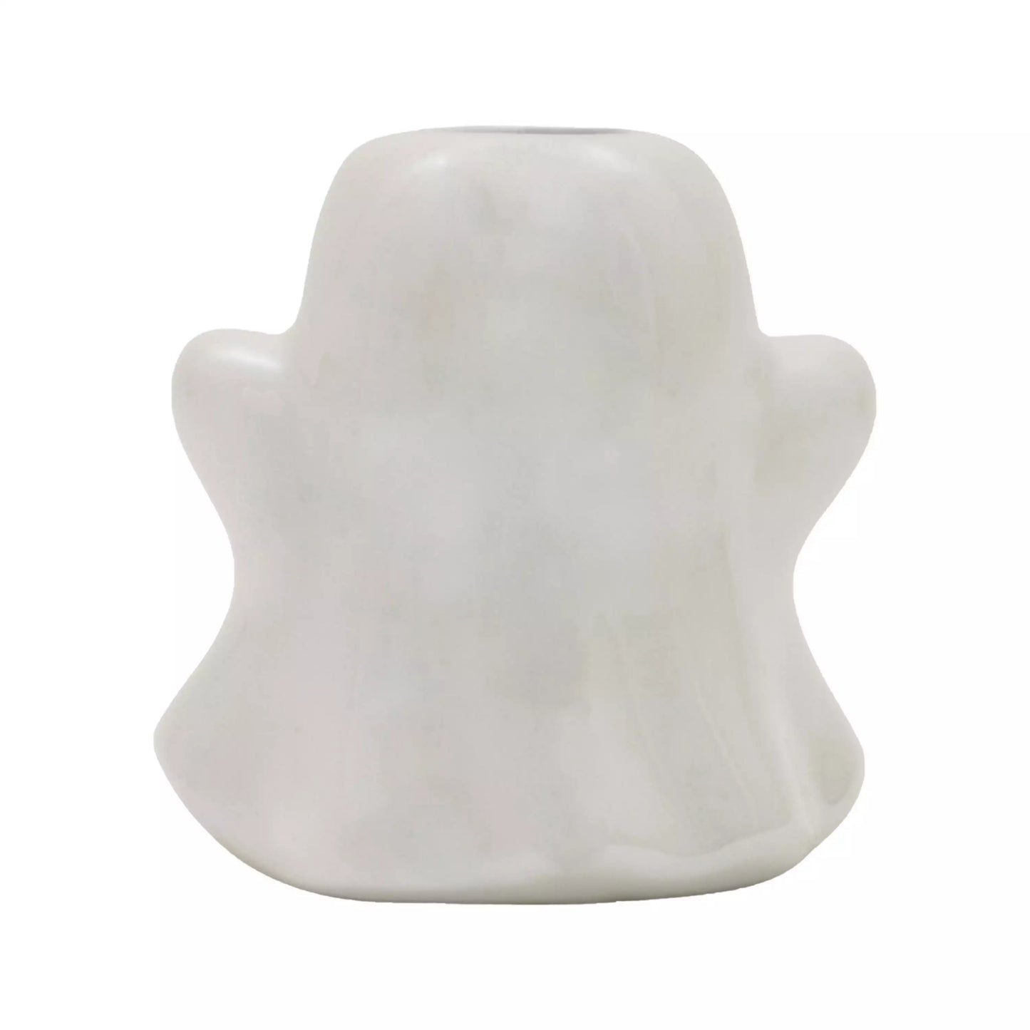 Iridescent Ceramic Ghost Bud Vase