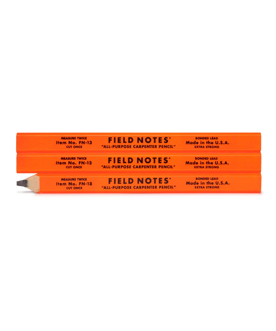 Field Notes Carpenter Pencil 3-Pack