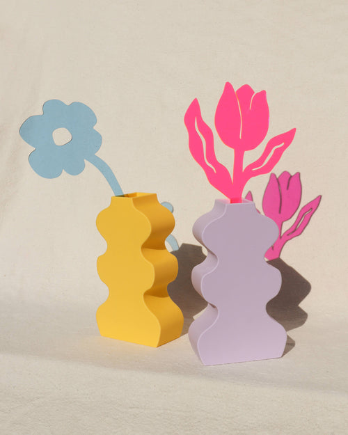 Wiggle Vase - Yellow